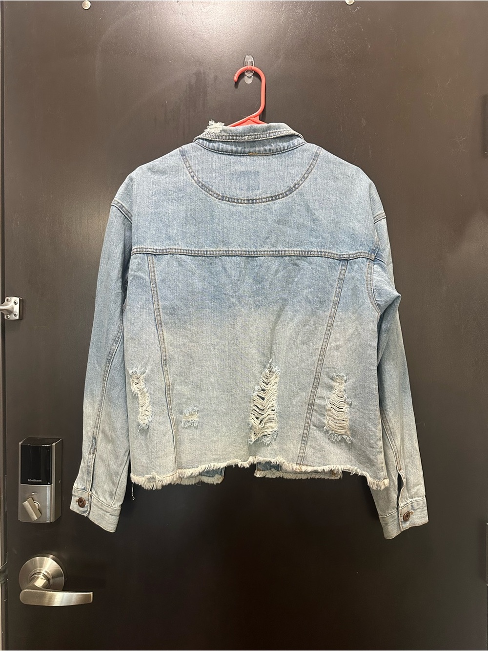 wild fable Light Blue Distressed Denim Jacket - Picture 5 of 5